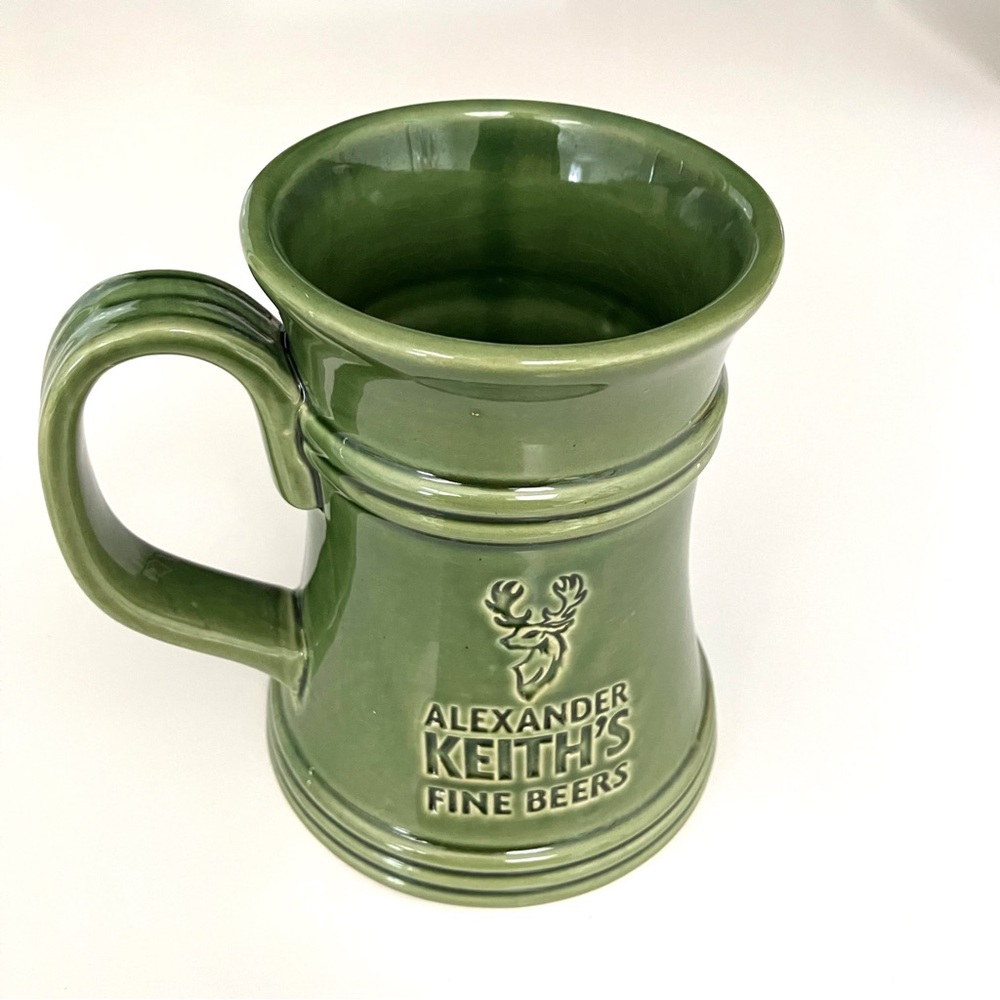 Beer mug ceramic vintage Alexander Keith's Fine Beers Pottery Crafted Mug